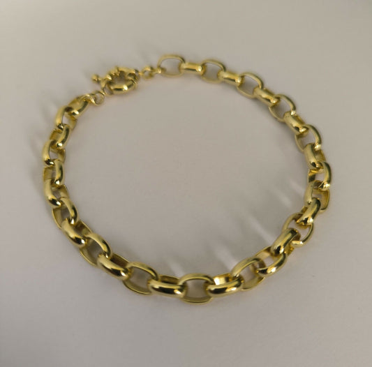 Pulsera rolo en acero inoxidable