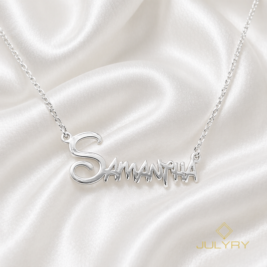 Collar Samantha personalizable en plata 925/950