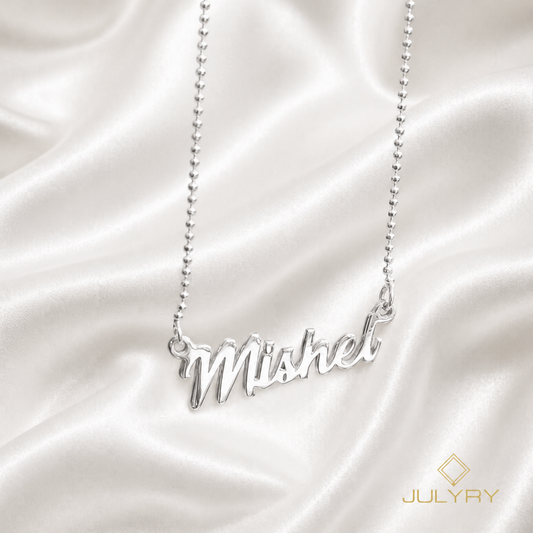 Collar Mishel personalizable en plata 925/950