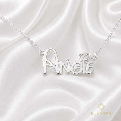 Collar Angie personalizable en plata 925/950