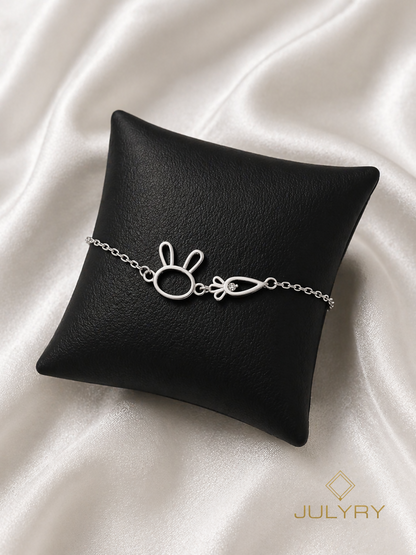 Pulsera Bunny 2 en plata 925/950