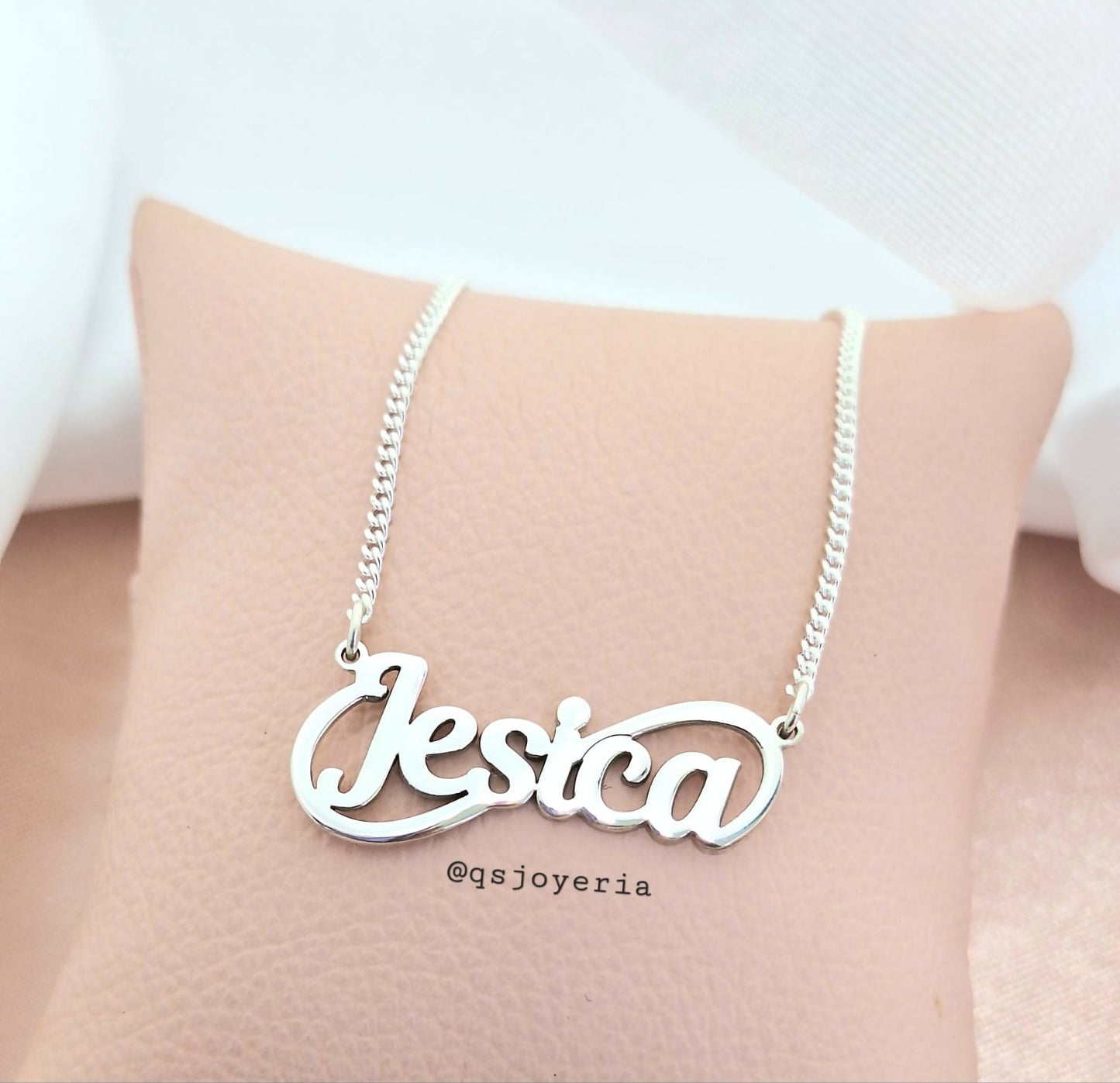 Collar Jesica en plata Ley 950Ag
