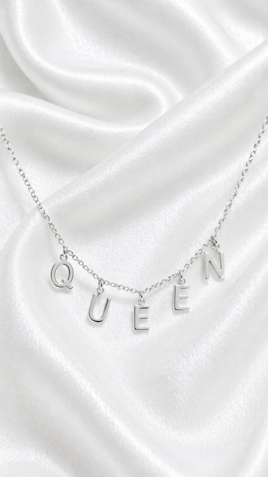 Collar personalizado QUEEN en plata 925/950