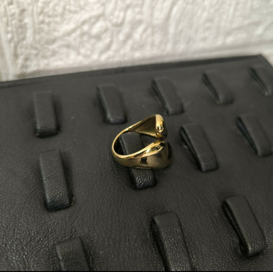 Anillo cariño en acero inoxidable