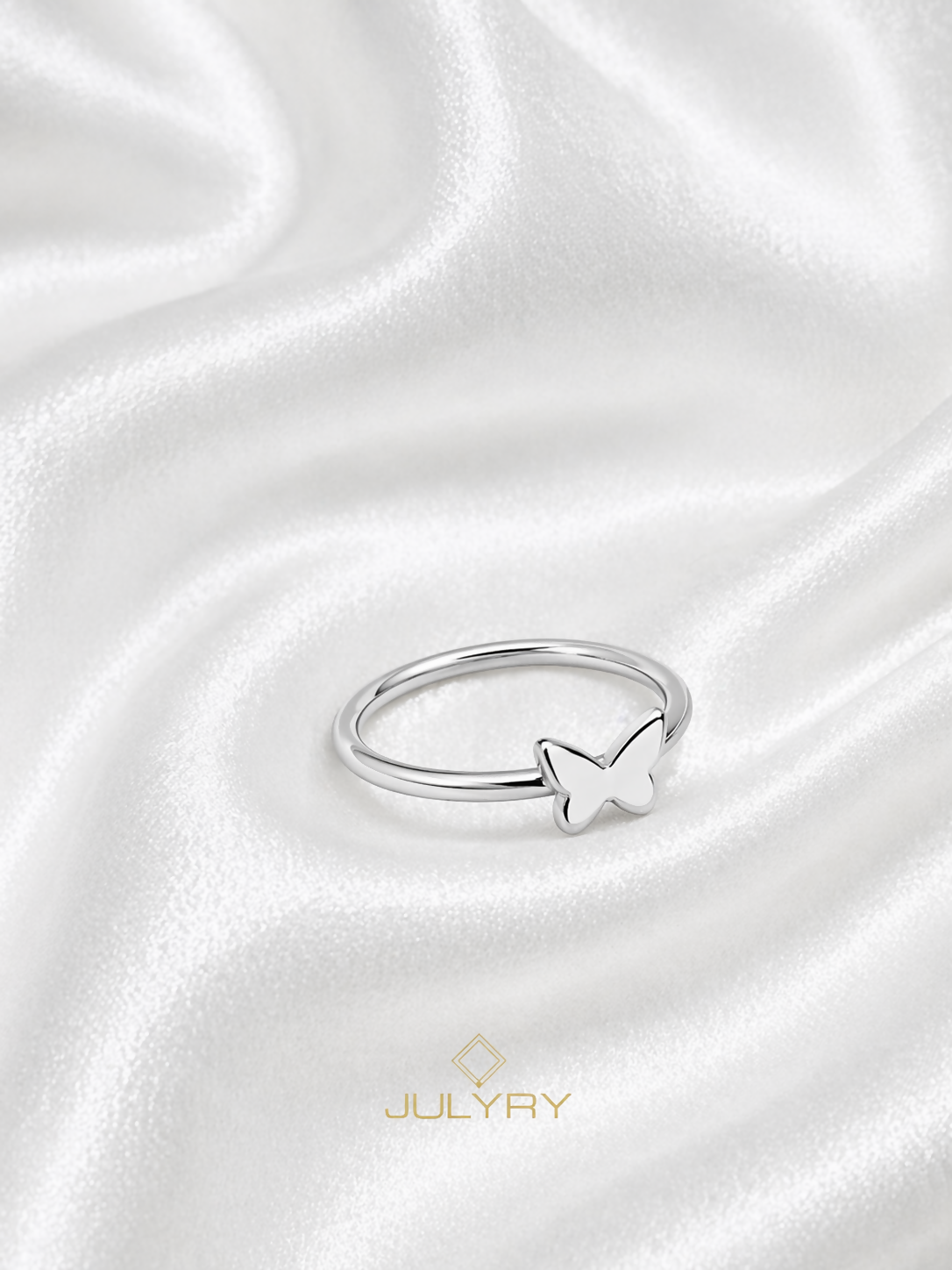 Anillo mariposa en plata 925/950