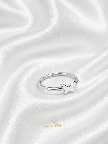 Anillo mariposa en plata 925/950