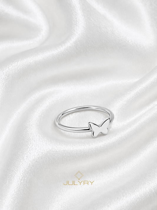 Anillo mariposa en plata 925/950