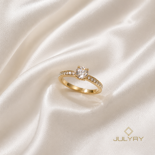 Anillo Ilumina en oro de 18k