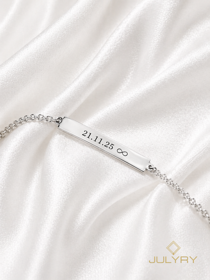 Esclava personalizable en plata 925/950