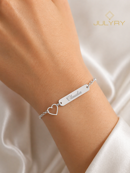 Pulsera modelo rectangular en plata 925/950