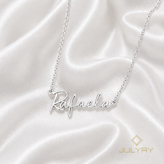 Collar Rafaela personalizable en plata 925/950