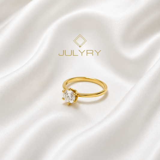 Anillo romántica en oro de 18k