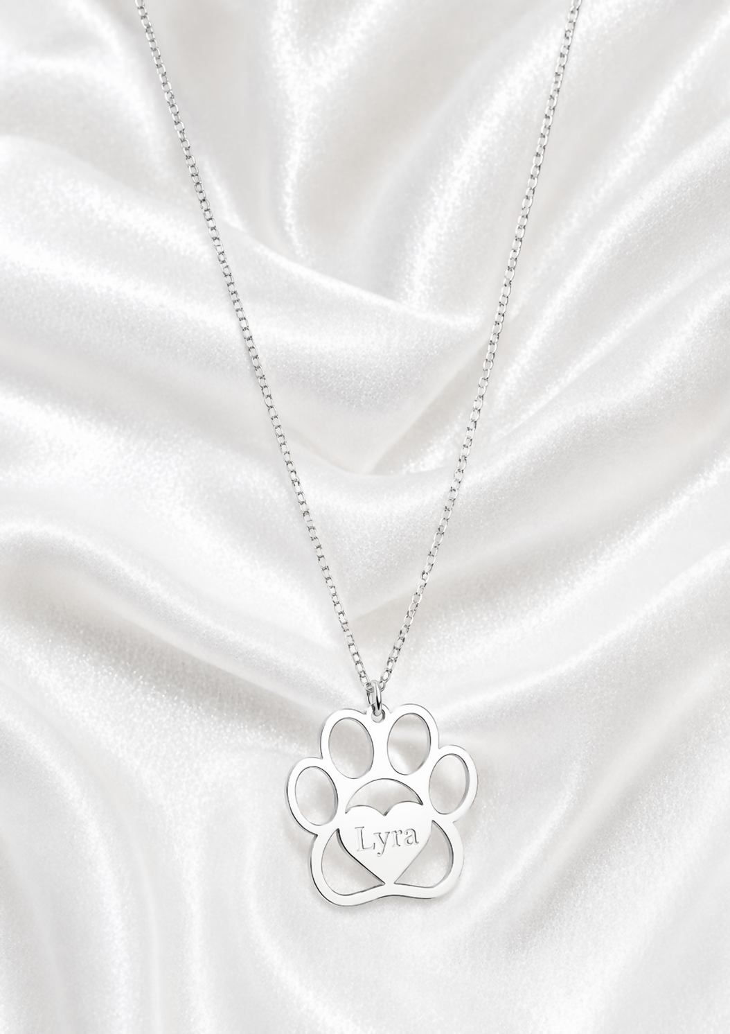 Collar patita en plata 925/950
