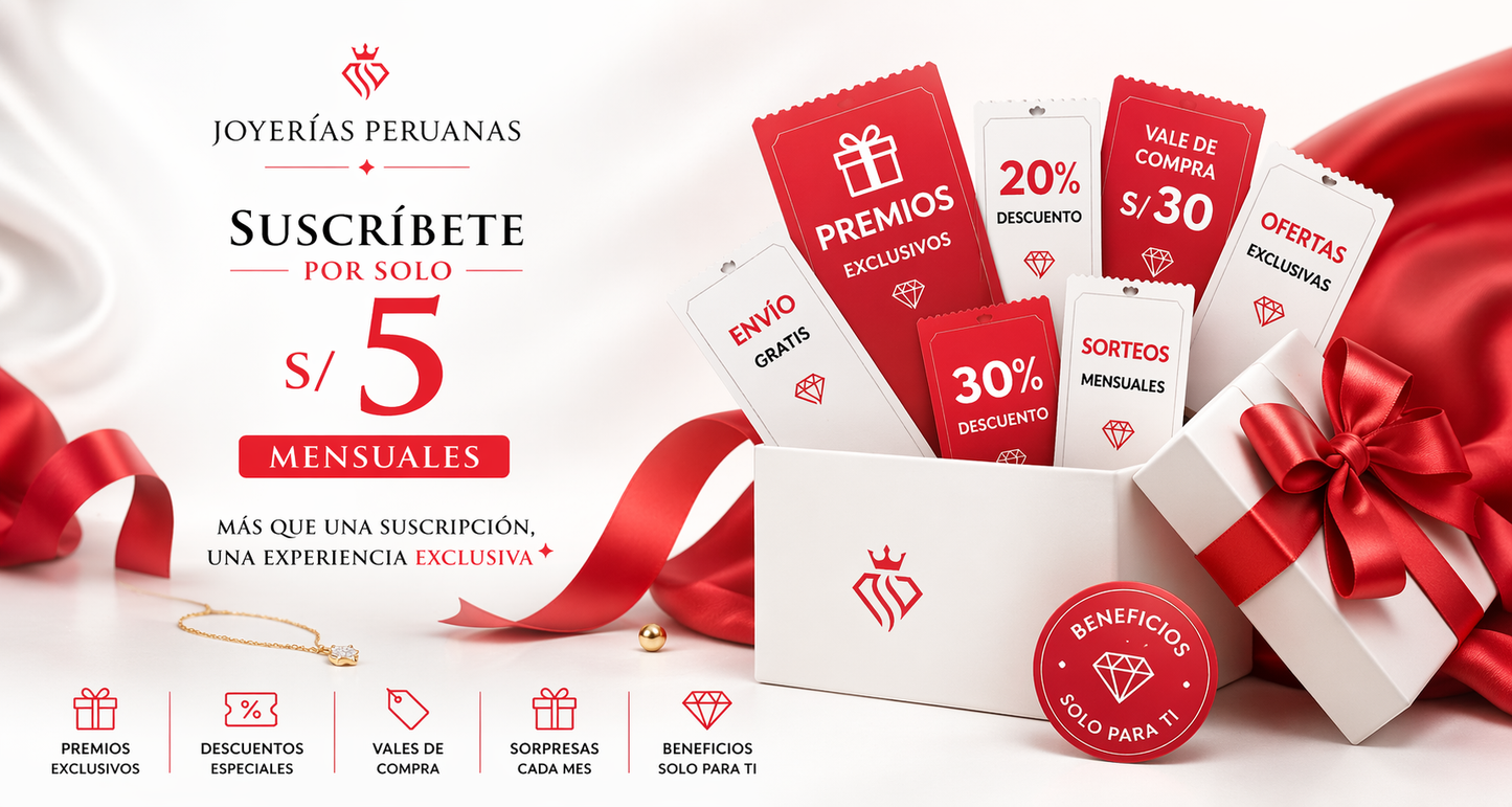 Suscripción mensual – Joyerías Peruanas