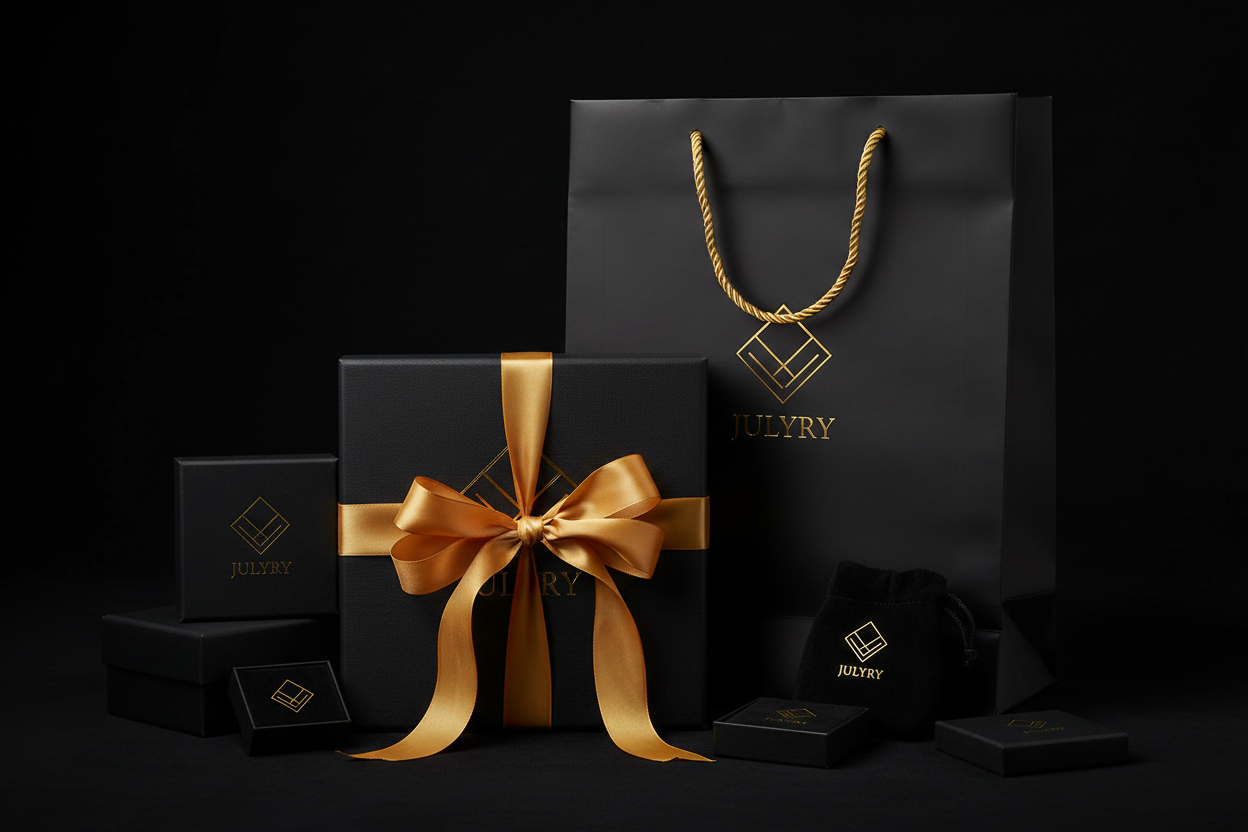 una más elegante y el logo un rombo y abajo igual ese JULYRY