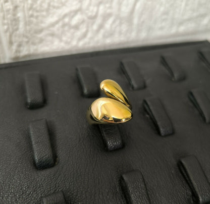 Anillo cariño en acero inoxidable