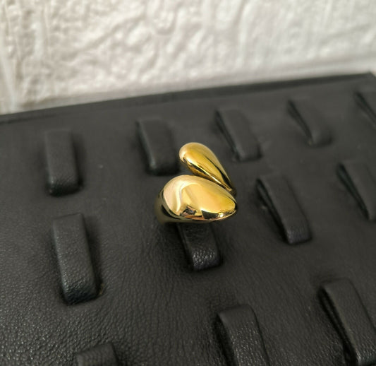 Anillo cariño en acero inoxidable