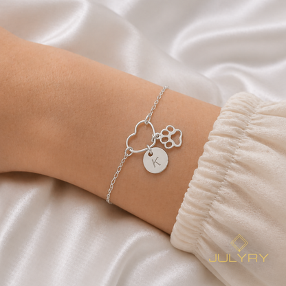 Pulsera personalizada 3 en plata 925/950