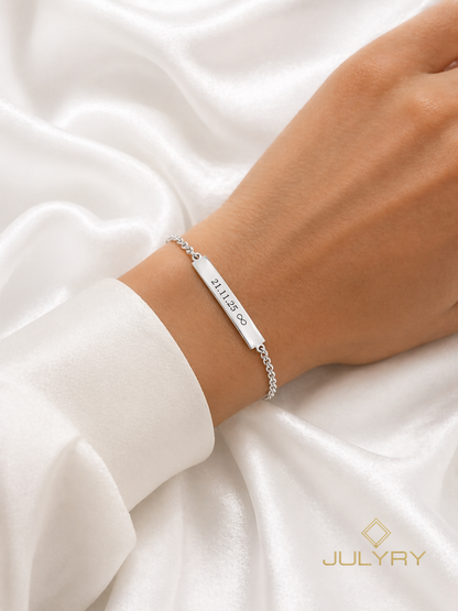 Esclava personalizable en plata 925/950